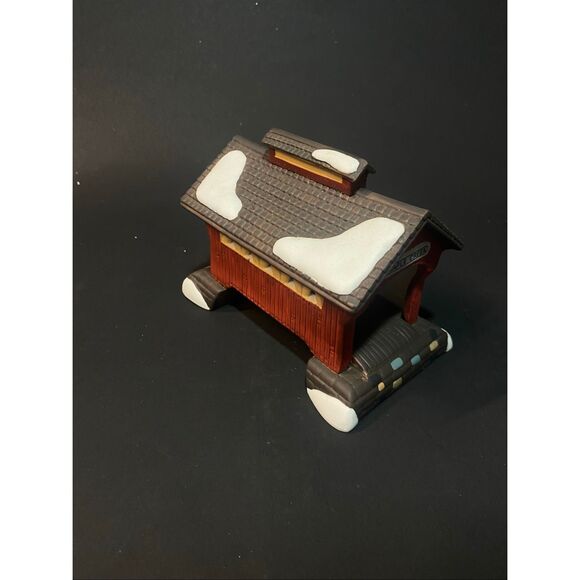 Department 56 Red Covered Bridge - Picture 4 of 7